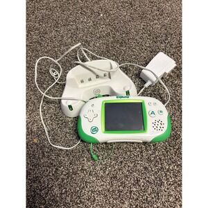 LeapFrog Leapster Explorer Learning Game System Green white lot - untested